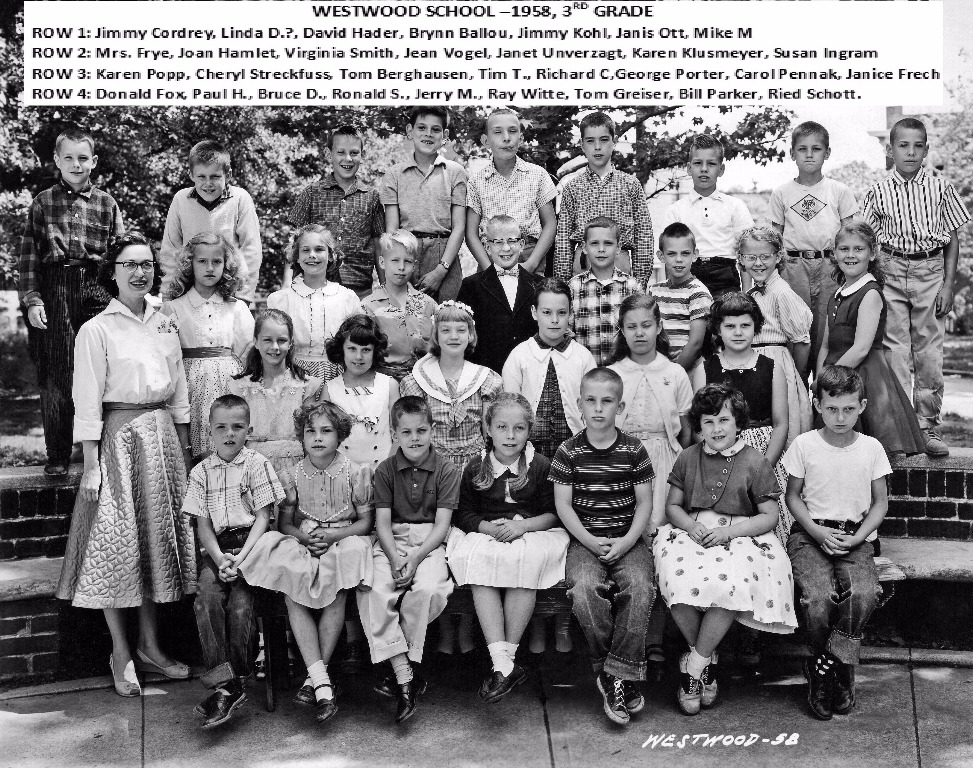 Westwood School 1958 3rd Grade